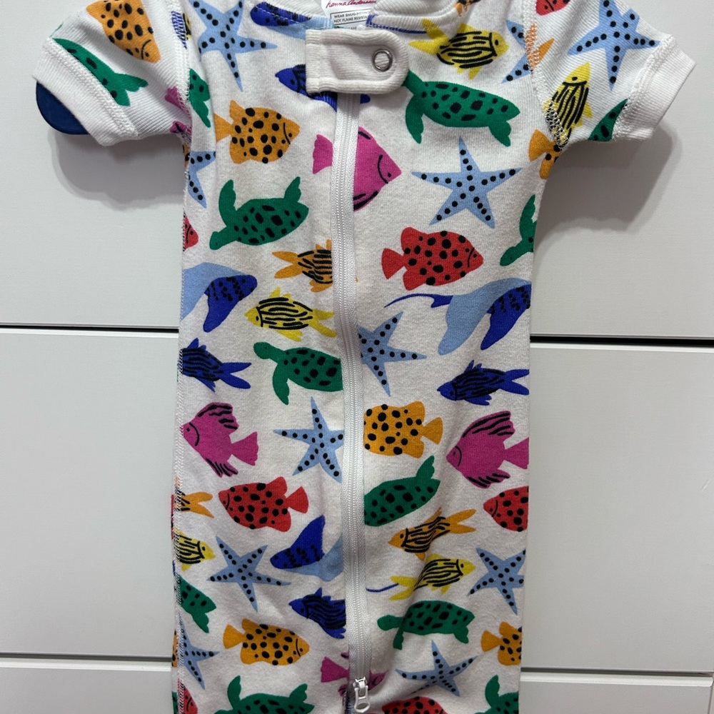 Hanna Andersson 6-12 ocean friends shorty